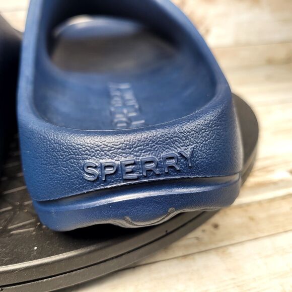 Sperry Men’s Size 13 Blue Foam Open Toe Comfort Sandals - Picture 6 of 10